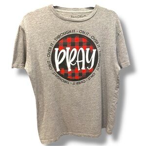 Gray 'Pray' Graphic Tee by Love in